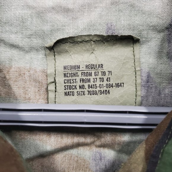 Mens U.S Navy Military Camoflauge Jacket Size Medium - Picture 4 of 4